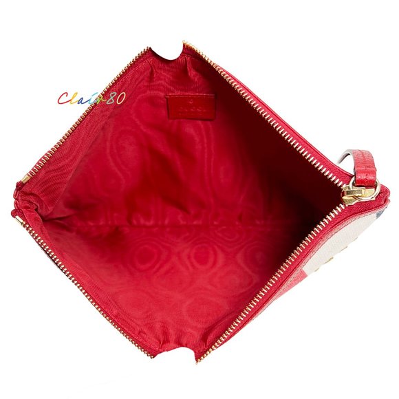 Gucci Red and Blue Dragon Clutch - Picture 6 of 8